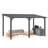 Hardtop Gazebo With Galvanized Steel Sloping Roof-124065814