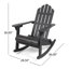 Chaise berçante Adirondack Patio Hollywood-9557440