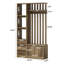 39.37 " Wide Hall Tree with Shelves