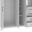 Limestone 3-Door Combi Fitment Wardrobe-108940894