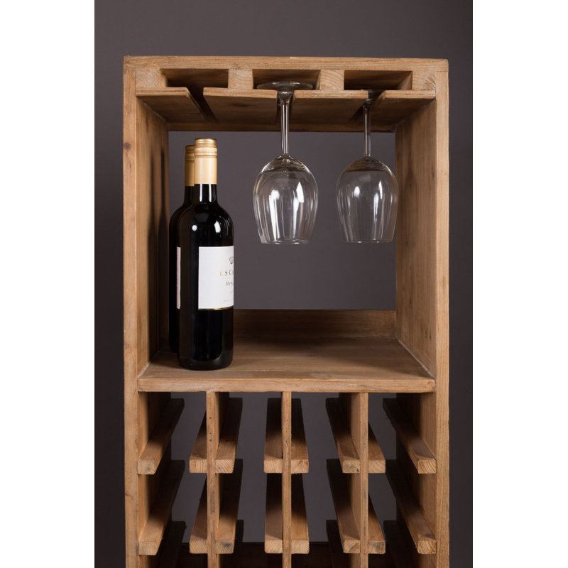 Claude Solid Wood Bar Cabinet