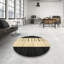 Tapis noir/beige contemporain-1174604751