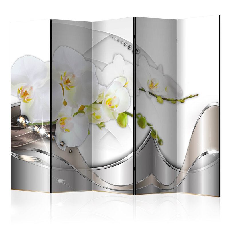 Pearl Dance of Orchids Room Divider, 5