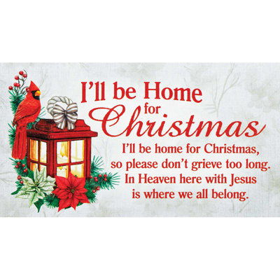 Magnet  Be Home For Christmas 5x2.75
