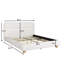 Lit plateforme tapissier