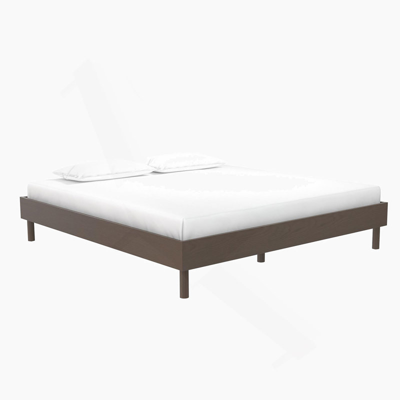 Cologne Tool-Less Wood Platform Bed, King Size, Easy Assembly, No Tools Required, Sturdy And Stylish For Modern Bedrooms