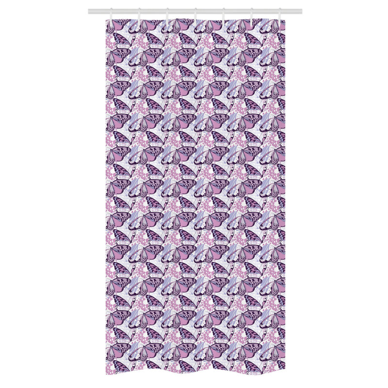 Ertal Shower Curtain with Hooks Included, 72" H x 36" W