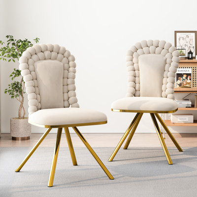 360 fauteuils d'appoint 360 pivotants en velours orange, forme de boules de poils, coussins de peau, mousse confortable à haute densité pour le velours de l'espace de vie principal,