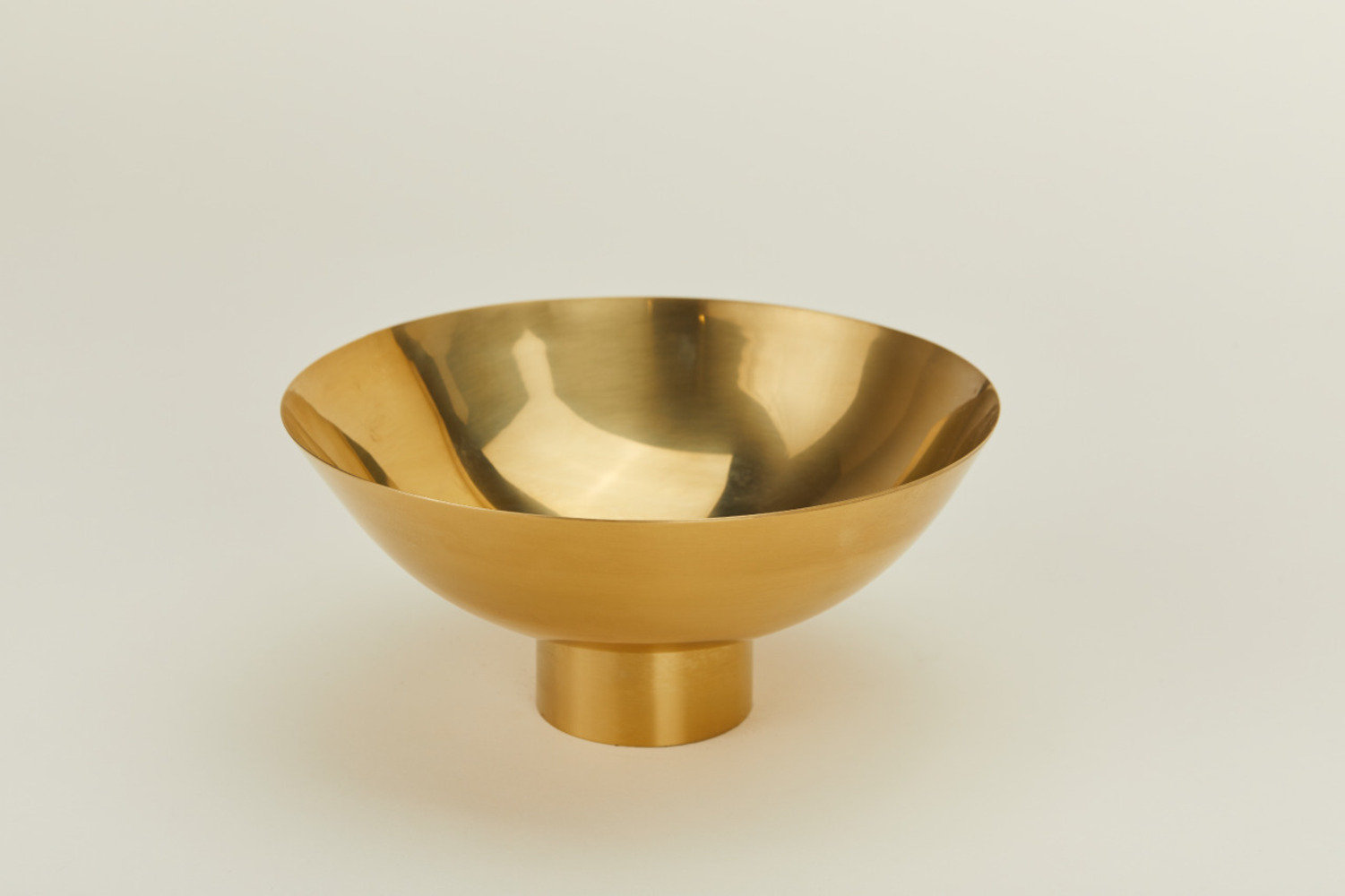 Essential Cereal Bowl, Brass, 4" H x 8" W