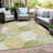Machine Washable Indoor/Outdoor Xhevrie Green Rug-2078826105