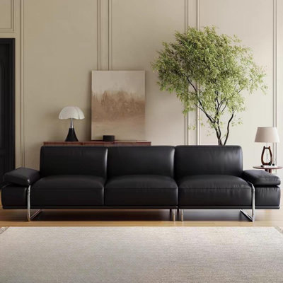 Minimalist Stainless Steel Straight Sofa