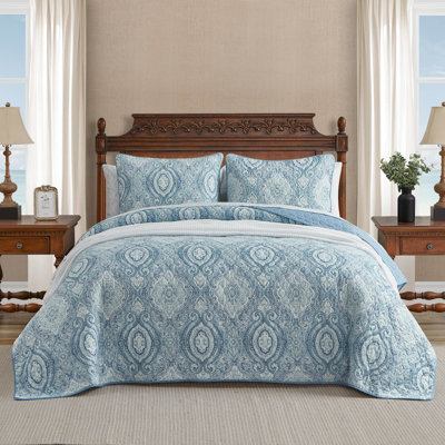 Ensemble de courtepointe réversible en coton Tommy Bahama Turtle Cove