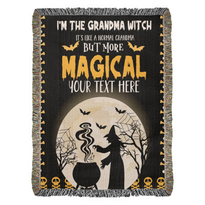 Couverture de grand-mère personnalisée avec texte personnalisé