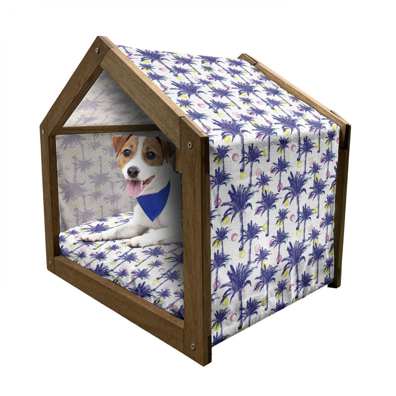 Niche pour chien en bois, H 22,44 po x l 23,62 po x P 17,72 po