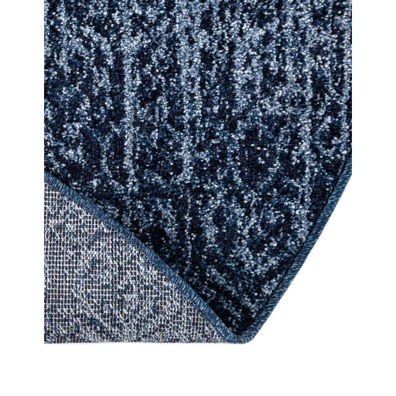 Tapis bleu Emaria, Round 4'1"