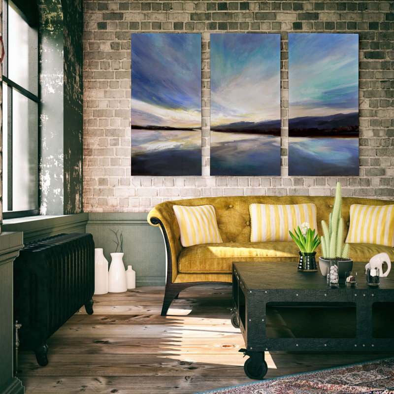 « salt flats i », impression multi-pièces sur toile, H 24 po x l 36 po x P 1,5 po