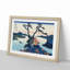A View Of Mount Fuji Across Lake Suwa by Katsushika Hokusai - Single Picture Frame Painting-55457298-55457292
