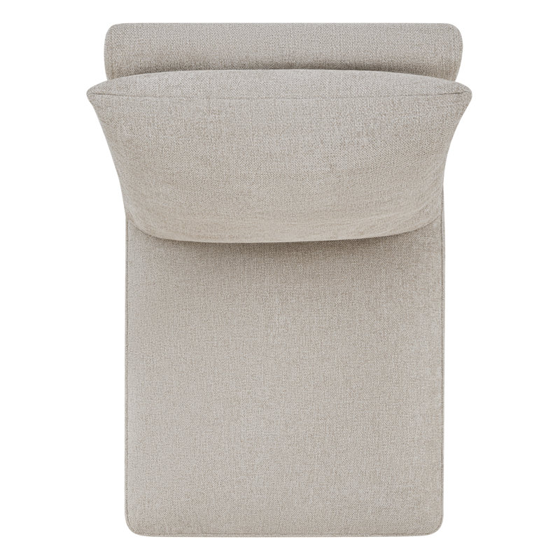  Ensemble de 2 tabourets de comptoir rembourrés Brinley, Milo vison / chenille