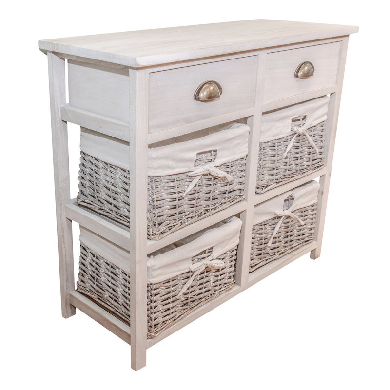 Ragland Solid Wood 74cm W 2 - Drawer Chest of Drawers