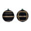 Vickerman Glitter Ornament Assortment. 2 plaid, and 2 horizontal stripes.-826837269-826837226