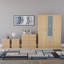 Tayce 4 Piece Bedroom Set (2 Drawer Bedside Chest, 4 Drawer Chest, 3 Door 2 Drawer Mirrored Wardrobe)-1975583721
