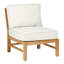 Club Teak Sectional Slipper Chair-83260249-83260262-83260274