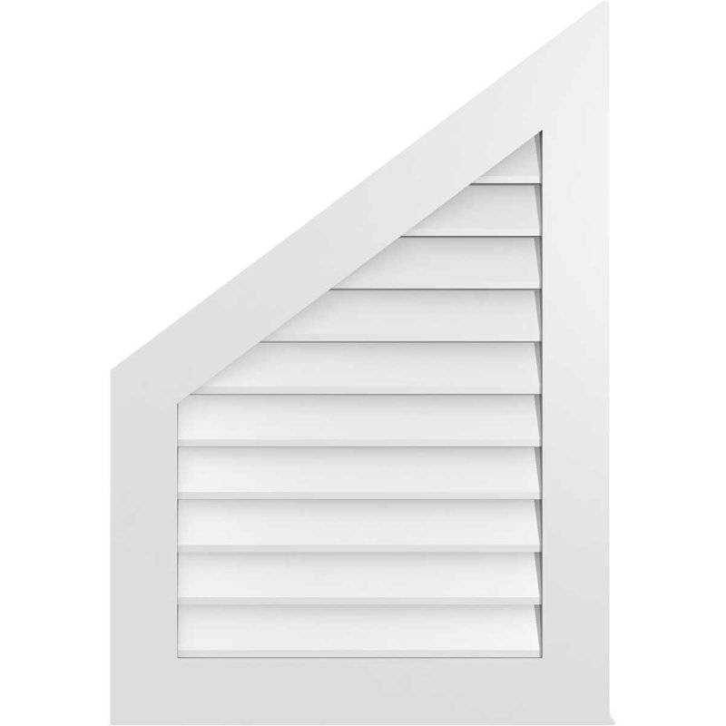 Évent en poire non-fonctionnel Signature, H 38 po x l 26 po x P 1 po