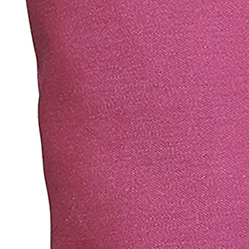 Housse de coussin d'extérieur carré Georgia, Fushia, 16 po x 16 po