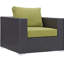Fauteuil d'extérieur en rotin avec coussins Convene-865292100