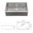 Undermount Workstation Kitchen Sink - 30"X19"X 10" Inch Stainless Steel 16 Gauge Deep Single Bowl Sink