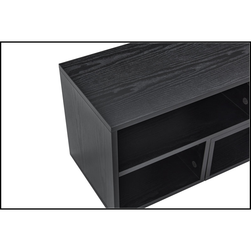 Adjustable Alla with Open Storage, Black