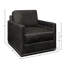 Fauteuil pivotant en cuir Monterrey