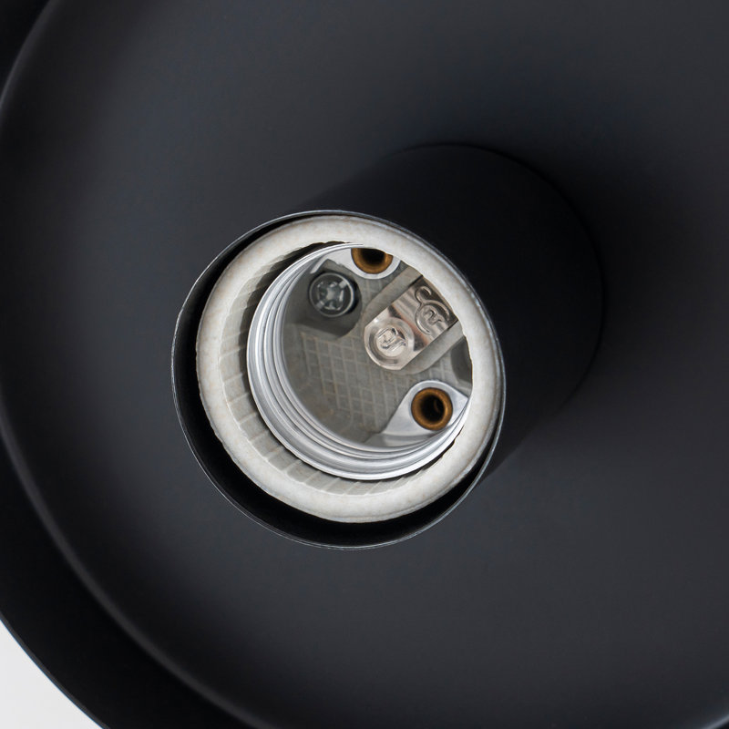 Single-Light Ribbed Milk Glass Flush Mount