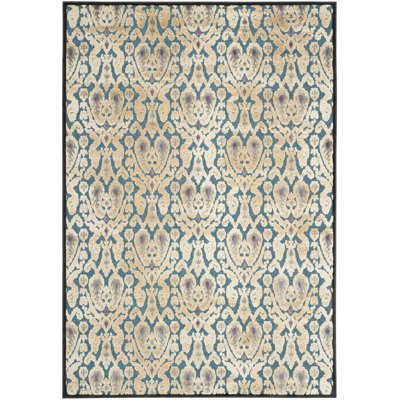 Kimber Ikat Viscose Area Rug