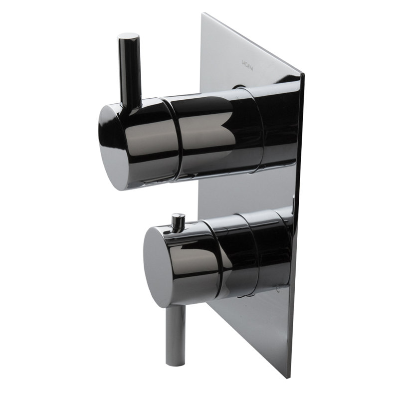 Cigno Built-in Faucet Trim, Polished Chrome