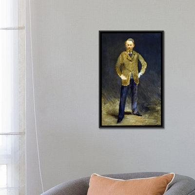 «The Self Portrait» par Edward Manet - Impression sur toile tendue sur toile tendue avec châssis