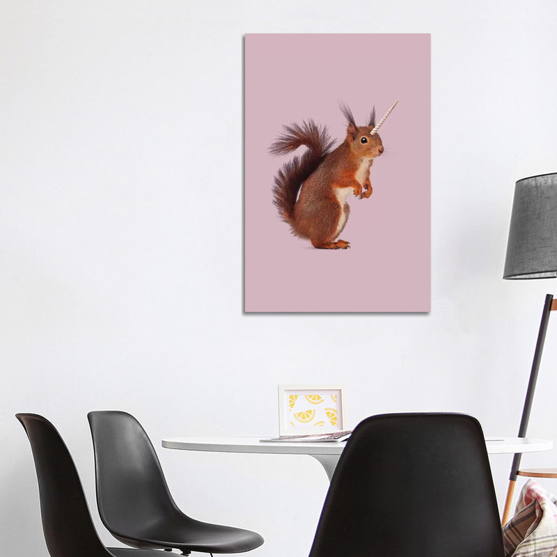 Einhoernchen 1 Piece Wrapped Canvas Wall Art, 101.6 cm H x 66.04 cm W x 3.175 cm D