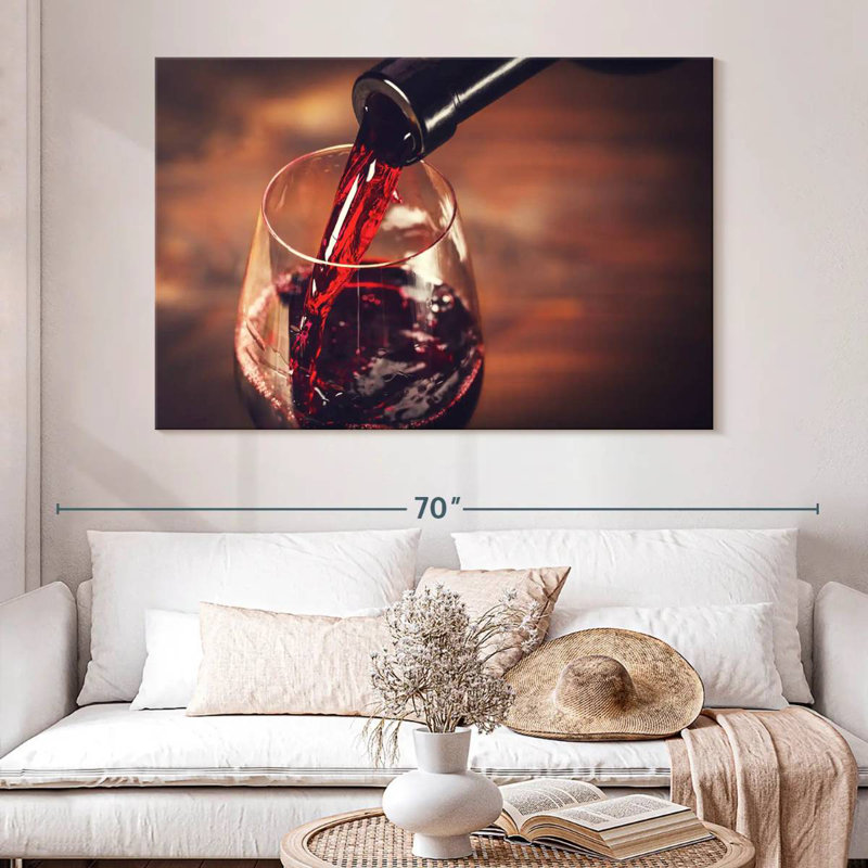 Yarlin Red Wine Tasting, 34" H x 51" W