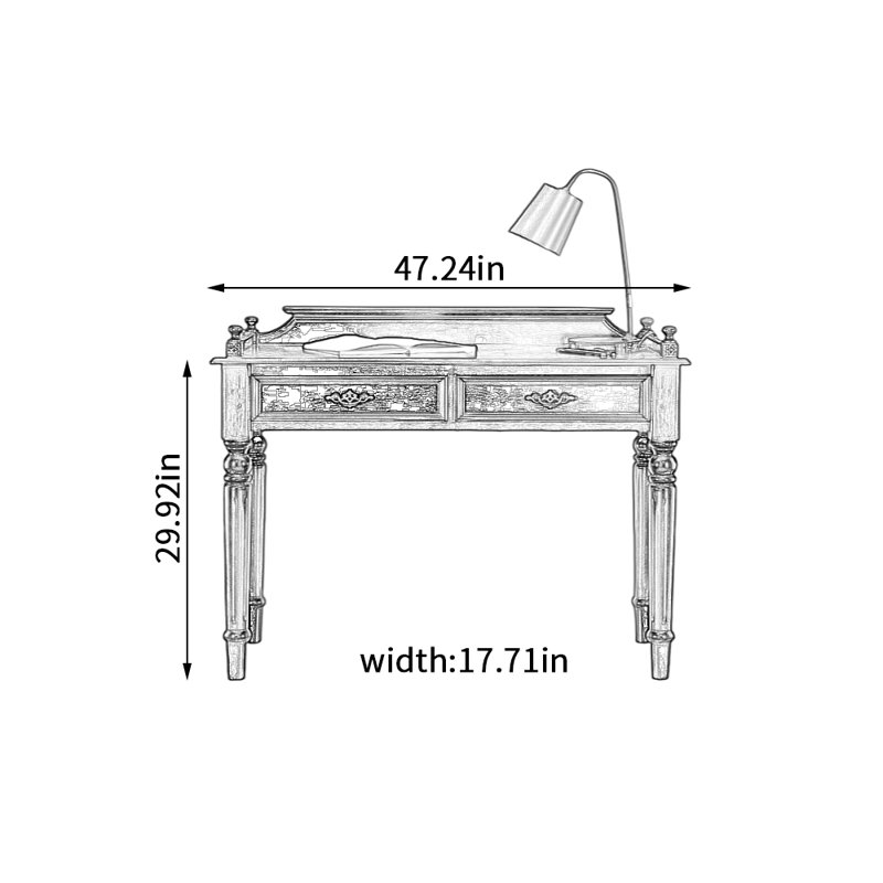 Pettengill, H 29,92 po x l 47,24 po x P 17,71 po