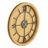 Curlie Solid Wood Wall Clock