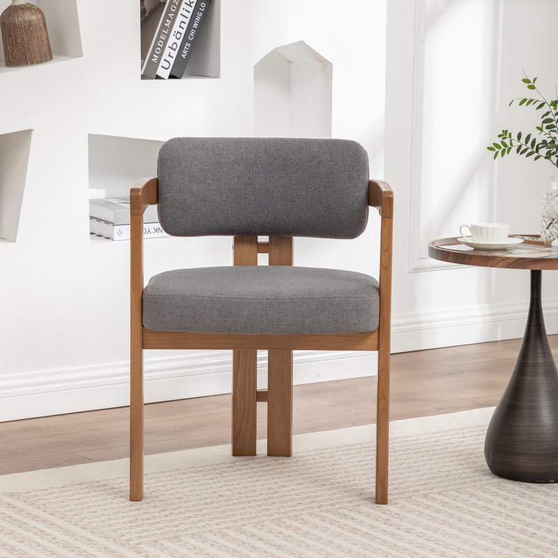 Chaise rembourrée Bula Stanford, Gris, 2