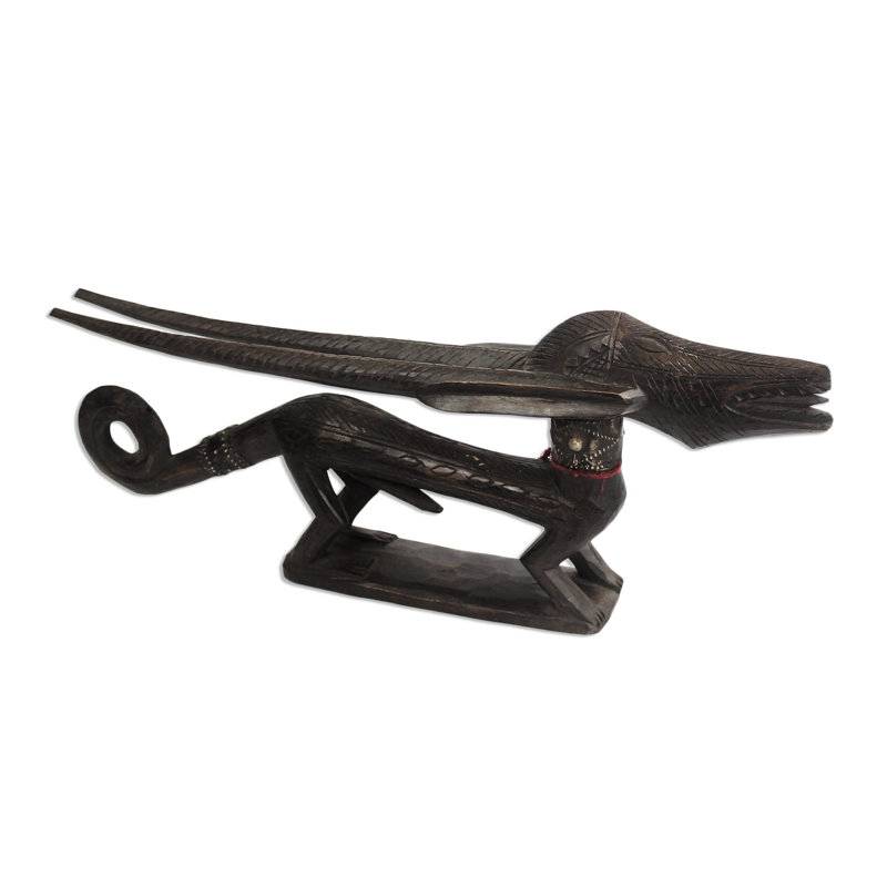 Figurine en bois d’antilope bambara Vicaro