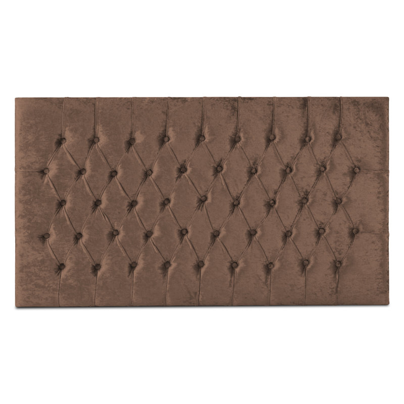 Bresnahan Upholstered Headboard, Small Double (4'), Brown