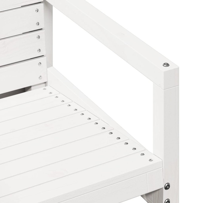 Elsea Outdoor Lounge Chair, White
