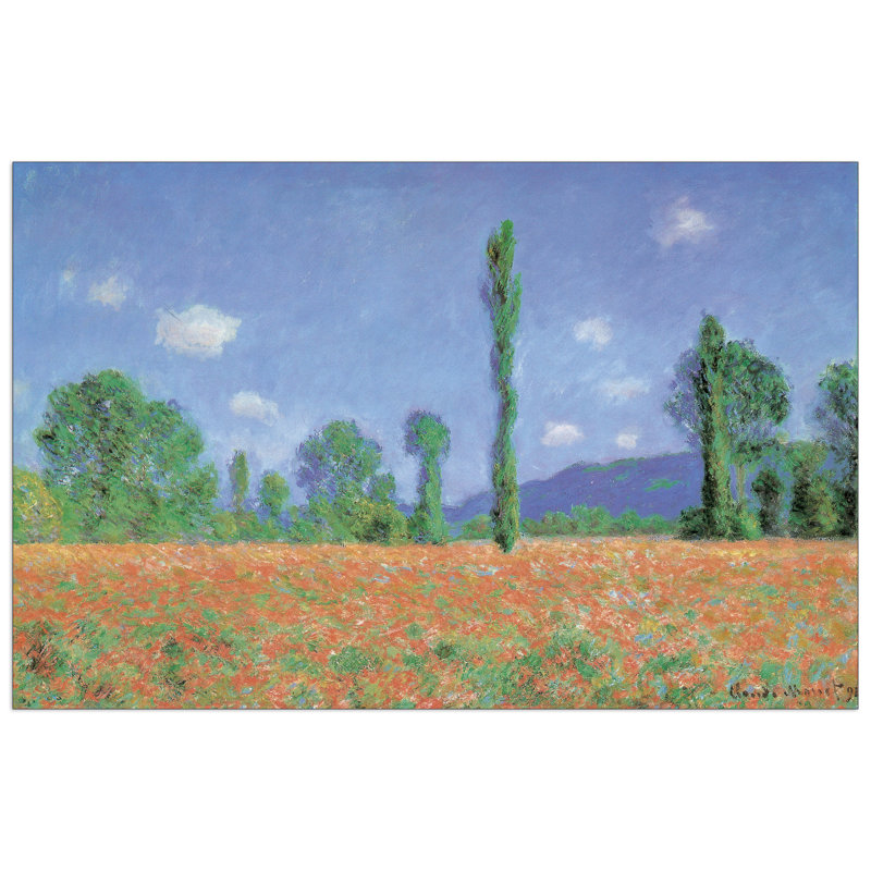 Claude Monet - No Frame Painting on Wood, 90cm H x 140cm W x 1.8cm D