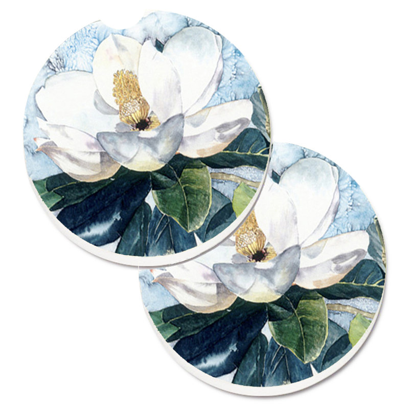 Sous-verre magnolia voiture