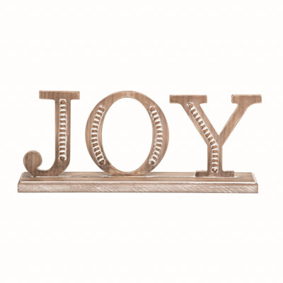 Christmas Text & Numbers Decorative Accent