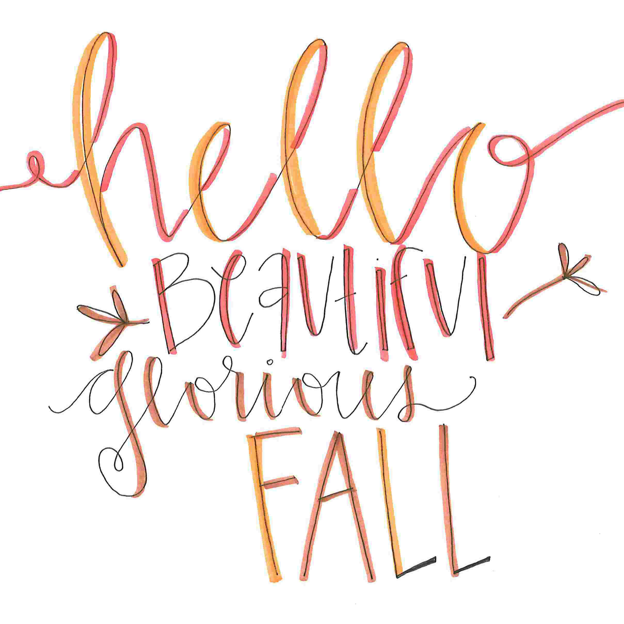 Trinx Hello Beautiful Glorious Fall | Wayfair