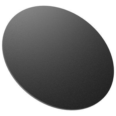 Black Round Matte Sintered Stone Table Top – Diy Overlay & Replacement For Coffee Tables, Patio Tables & Side Table