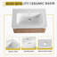 Meuble-lavabo mural 40 po avec lavabo en céramique blanche et tablettes de rangement et 1 porte à fermeture en douceur, emballage KD, contreplaqué